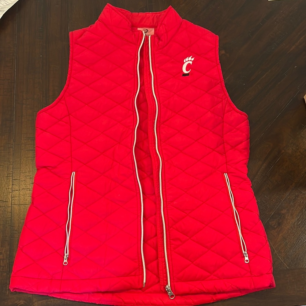 UC university of cincinnati womens vest